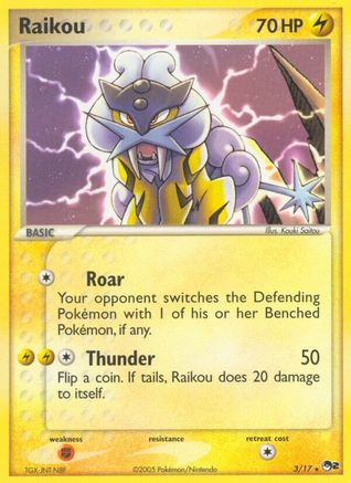 Raikou/017  POP Series 2 - Rare