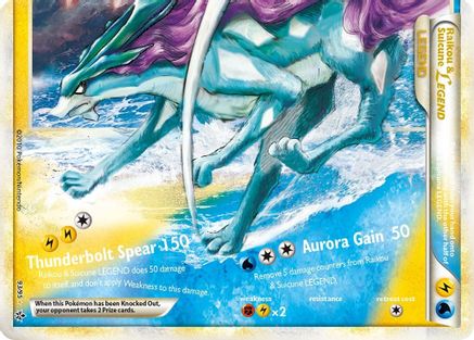 Raikou & Suicune Legend (Bottom)  - Holofoil Unleashed - Ultra Rare