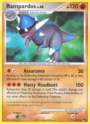 Rampardos  POP Series 6 - Rare
