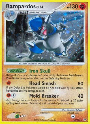 Rampardos  - Holofoil Platinum - Holo Rare