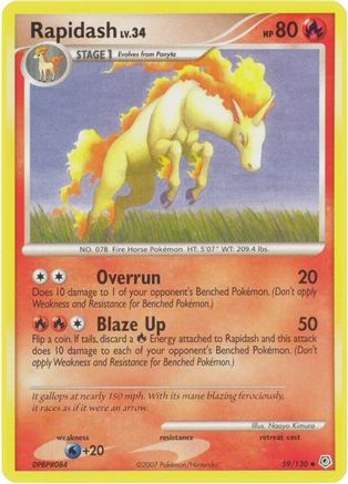 Rapidash  Diamond and Pearl - Uncommon