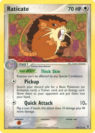 Raticate  FireRed & LeafGreen - Uncommon
