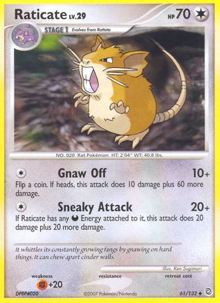 Raticate  Secret Wonders - Uncommon