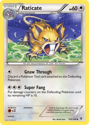 Raticate  Boundaries Crossed - Uncommon