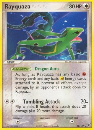 Rayquaza/107  Deoxys - Rare