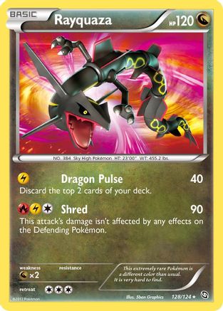 Rayquaza  - Holofoil Dragons Exalted - Secret Rare
