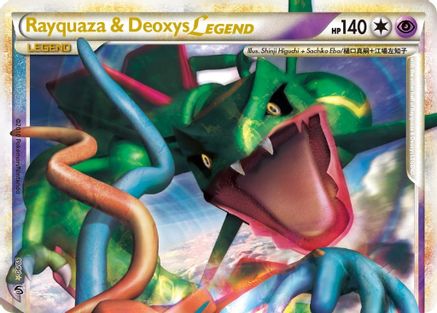 Rayquaza & Deoxys Legend (Top)  - Holofoil Undaunted - Ultra Rare