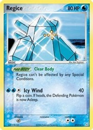 Regice  - Reverse Holofoil Holon Phantoms - Rare