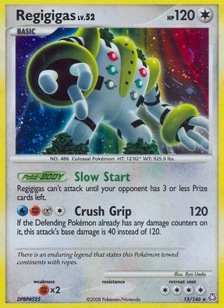 Regigigas (15)  - Reverse Holofoil Legends Awakened - Holo Rare