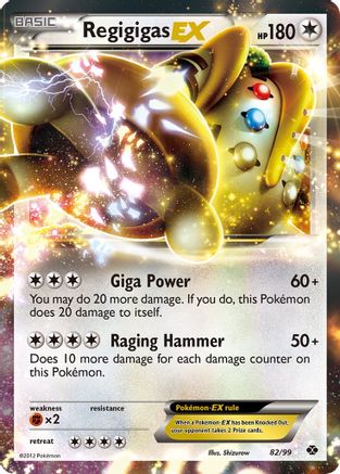 Regigigas EX  - Holofoil Next Destinies - Ultra Rare