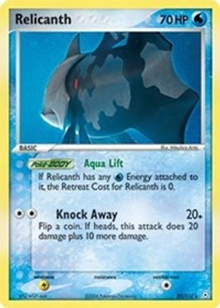 Relicanth  - Reverse Holofoil Holon Phantoms - Rare
