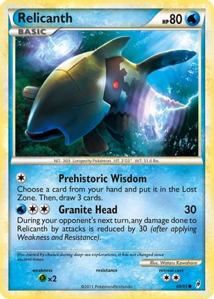 Relicanth  - Reverse Holofoil Call of Legends - Common