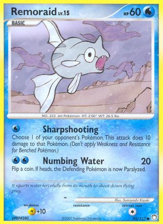 Remoraid  - Reverse Holofoil Mysterious Treasures - Common
