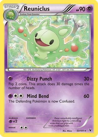 Reuniclus (53)  - Reverse Holofoil Noble Victories - Rare