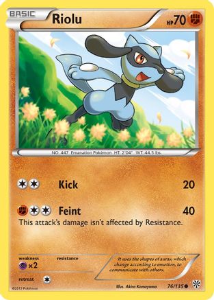 Riolu (76)  Plasma Storm - Common
