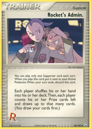 Rocket's Admin. 086  Team Rocket Returns - Uncommon