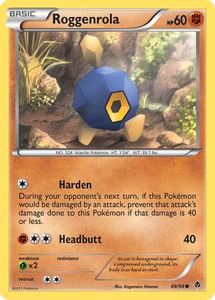 Roggenrola (49)  Emerging Powers - Common