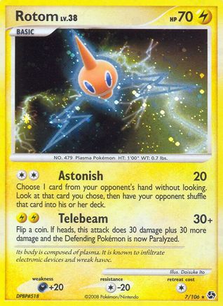 Rotom  - Holofoil Great Encounters - Holo Rare
