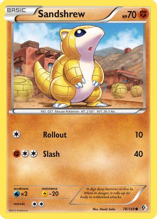 Sandshrew  Boundaries Crossed - Common