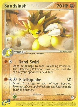 Sandslash  Sandstorm - Rare