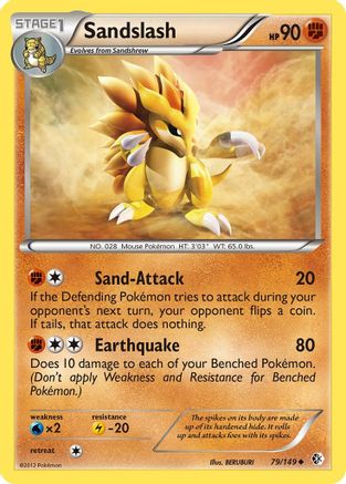 Sandslash  Boundaries Crossed - Uncommon
