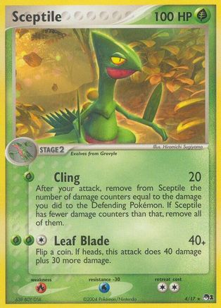 Sceptile  - Holofoil POP Series 1 - Rare