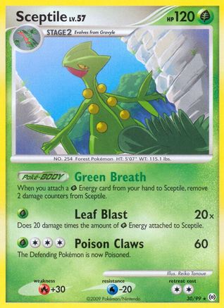 Sceptile (30) (30) 030  - Reverse Holofoil Arceus - Rare
