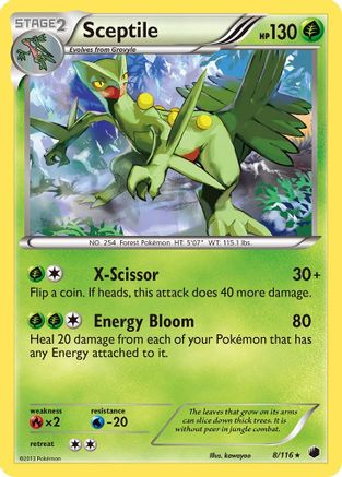 Sceptile  - Holofoil Plasma Freeze - Holo Rare