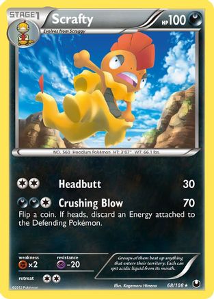 Scrafty  Dark Explorers - Rare