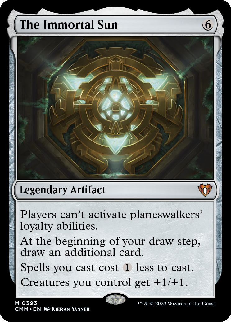 The Immortal Sun (CMM-393) - Commander Masters