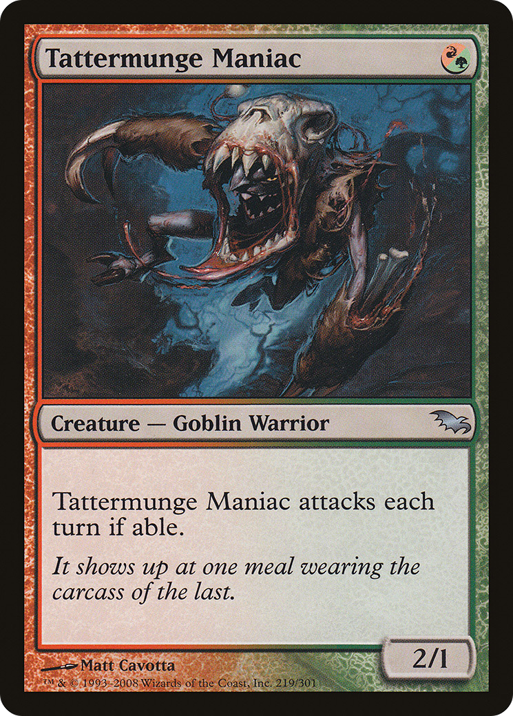 Tattermunge Maniac (SHM-219) - Shadowmoor Foil