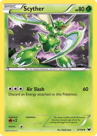 Scyther  - Reverse Holofoil Dark Explorers - Uncommon