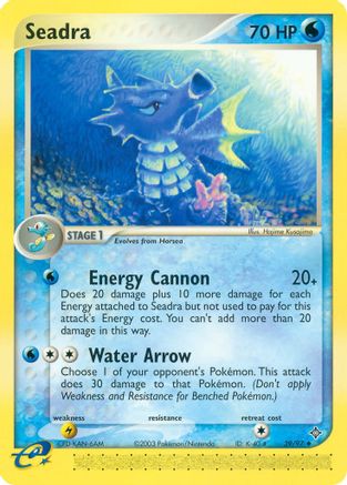 Seadra - 39/97/097  - Reverse Holofoil Dragon - Uncommon