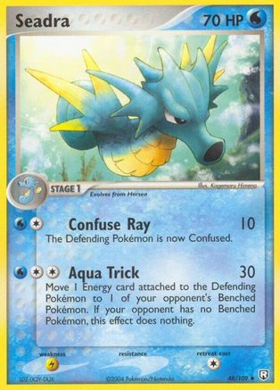 Seadra 048  - Reverse Holofoil Team Rocket Returns - Uncommon
