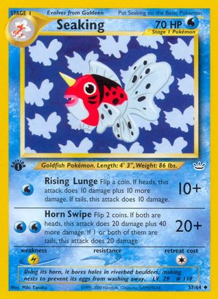Seaking 037  - 1st Edition Neo Revelation - Uncommon