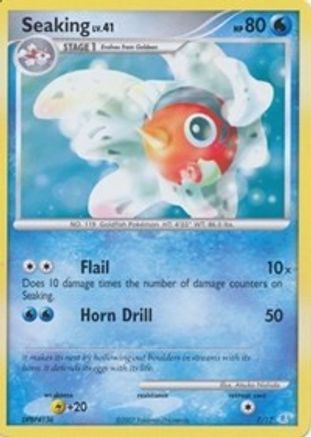 Seaking  DP Trainer Kit Manaphy & Lucario - Common