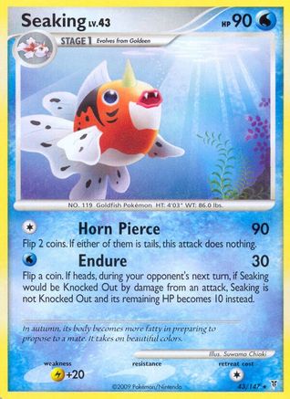 Seaking  - Reverse Holofoil Supreme Victors - Rare