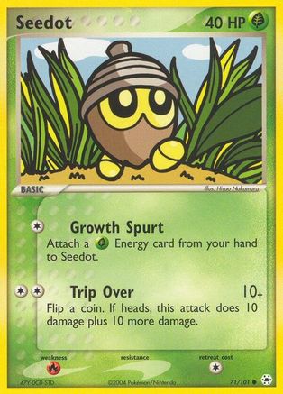 Seedot  - Reverse Holofoil Hidden Legends - Common