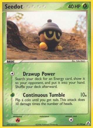 Seedot 061  - Reverse Holofoil Legend Maker - Common
