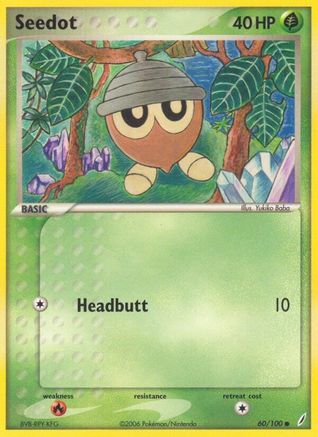 Seedot 060  - Reverse Holofoil Crystal Guardians - Common