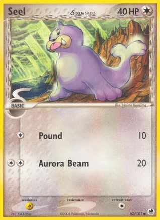 Seel (Delta Species) 062  Dragon Frontiers - Common
