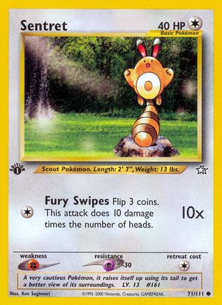 Sentret 071  - 1st Edition Neo Genesis - Common