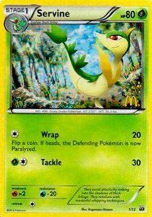 Servine - 1/12/12  - Holofoil McDonalds Promos 2012 - Promo