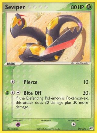 Seviper  Emerald - Rare