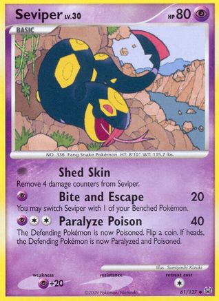 Seviper  Platinum - Uncommon