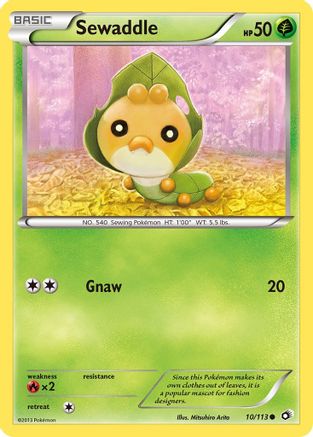 Sewaddle (10)  Legendary Treasures - Common