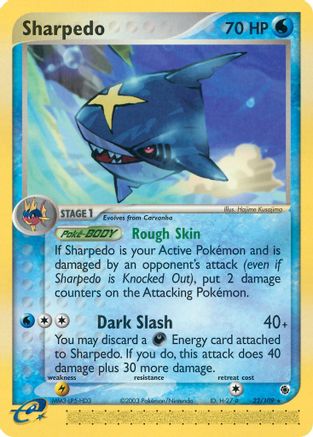 Sharpedo  Ruby and Sapphire - Rare