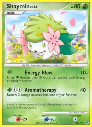 Shaymin (38)  - Reverse Holofoil Platinum - Rare