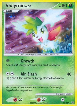 Shaymin (15)  - Reverse Holofoil Platinum - Holo Rare