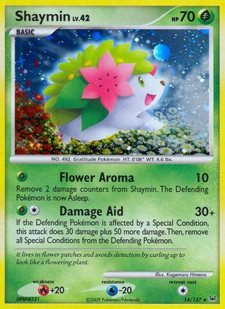 Shaymin (14)  - Reverse Holofoil Platinum - Holo Rare